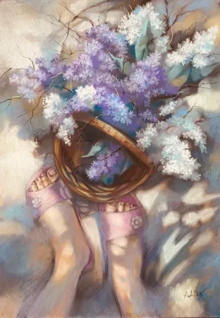 Basket с Lilac