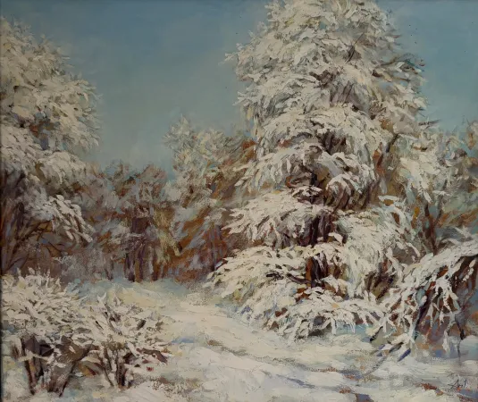 Snow Laden Сосны