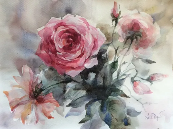 Single Crimson Rose