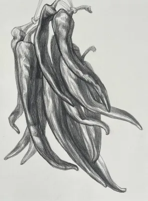 Flowers pencil