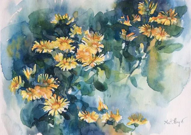 Wild Yellow Blooms