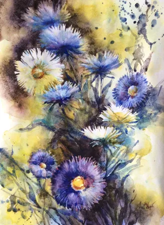 Фиолетовый Asters