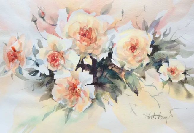 Cream Blossoms
