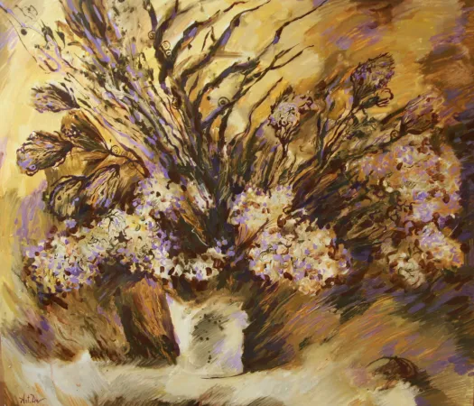 Золотой Dried Flowers