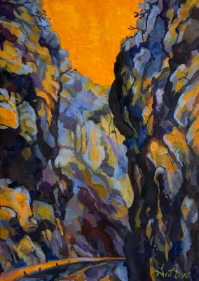 Vibrant mountains